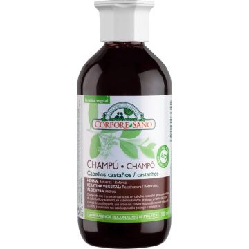 Corpore Champu Henna Cab Castaa+-os 300ml Bio