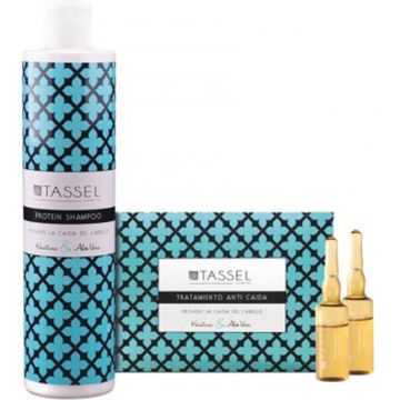 EUROSTIL TASSEL CHAMPU ANTICAIDA 400ML + AMPOLLAS ANTICAIDA 12U.