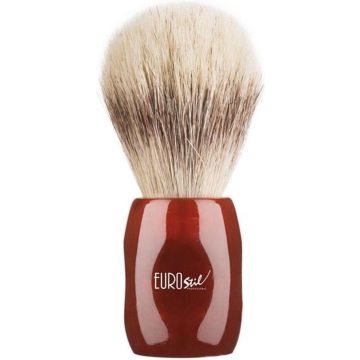 Eurostil Pelo Caballo/cerdo Brocha Afeitar 24mm Rojo 1un