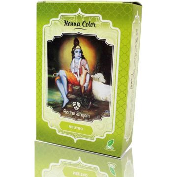 Semi-permanente kleurstof Henna Radhe Shyam Shyam Henna (100 g)