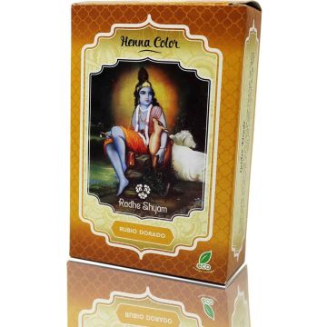 Henna Rubio Dorado Polvo Radhe 100g