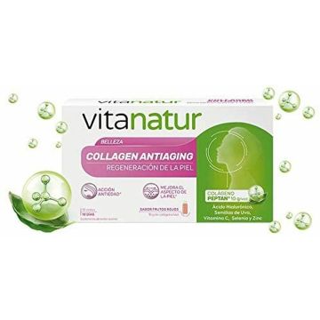 Voedingssupplement Vitanatur Vitanatur Anti-Aging Collageen (10 uds)