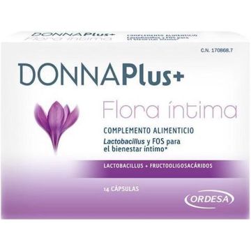 Donna Plus Donnaplus Food Supplement Flora Intima Plus 14 Capsules