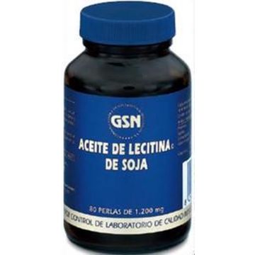 Gsn Aceite Lecitina 1200 Mg 80 Per