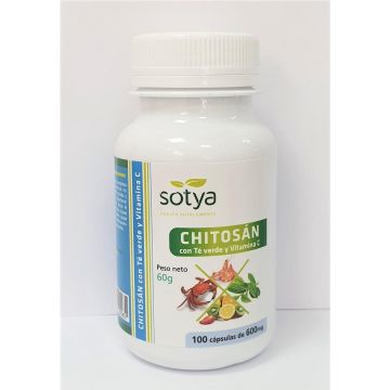 Sotya Chitosan Te Verde Vit C 100 Caps