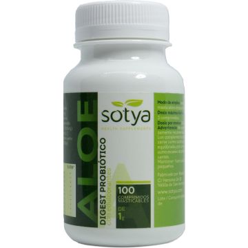 Sotya Aloe Digest Probiotico 100 Compr Masticable 1g