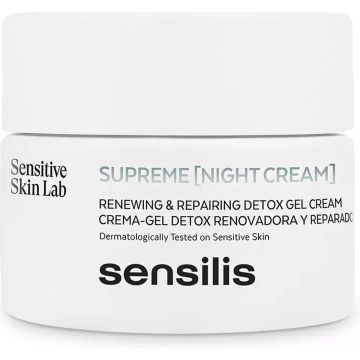 Anti-Rimpel Nachtcrème Sensilis Supreme Real Detox (50 ml)