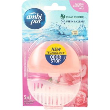 Ambi Pur Toiletblok Starterkit 5in1 Wild Rose &amp; Pink Grapefruit