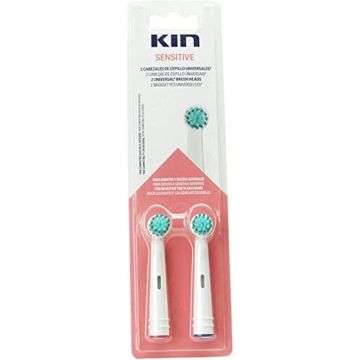 Kin Kin Sensitive Cabezal Cepillo Electrico Universal 2 U