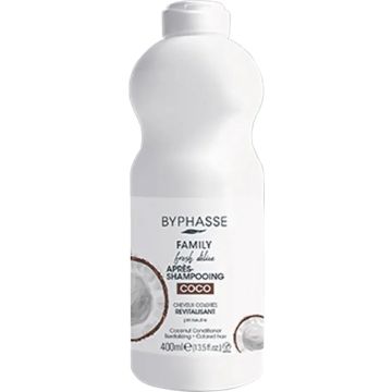 Revitalising Conditioner Byphasse Family Fresh Delice Coconut Coloured hair (400 ml)