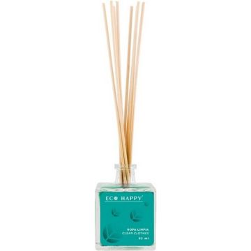 Perfume Sticks Mikado Ropa Limpia Eco Happy S0584076 (95 ml)