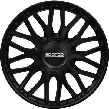 4-Delige Sparco Wieldoppenset Roma 13-inch zwart