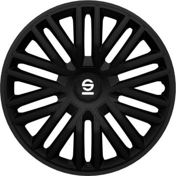 Sparco Wieldoppen Bergamo 14 Inch Abs Zwart 4 Stuks