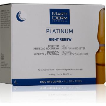 Ampullen Martiderm Platinum Night Renew