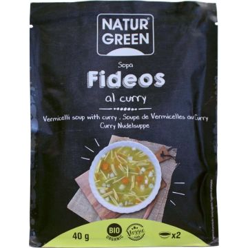 Naturgreen Sopa Fideos Curry 40g