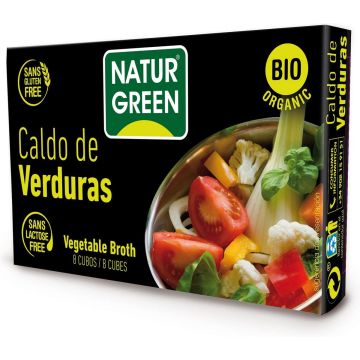 Naturgreen Cubito Caldo Verdura Cajita 8 X 10,5g