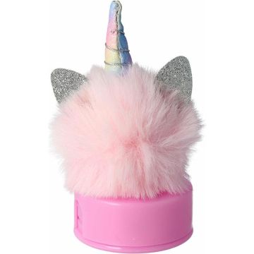 Inca Unicorn Pencil Sharpener With Lid And Pompom 1 U