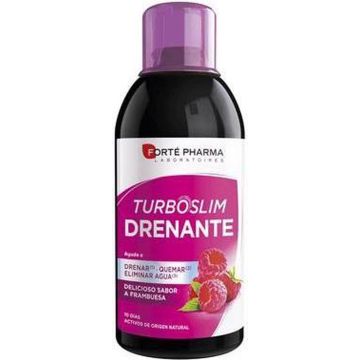 Digestive supplement Forté Pharma Turboslim Drenante 500 ml Raspberry