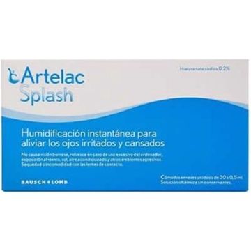 Artelac Splash Colirio Ojos Secos 0 5ml 30 Monodosis