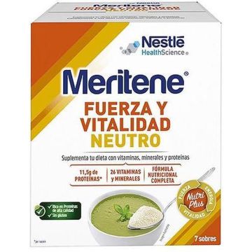 Food Supplement Meritene Fuerza Y Vitalidad 7 Units 50 g