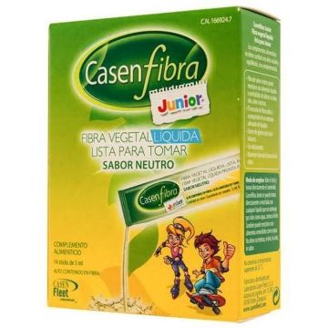 Casenfibra Casen Junior Fiber Liquida 14 Envelopes 5ml