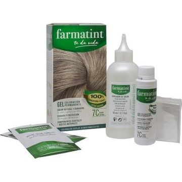 Permanente Kleur Farmatint 7c-Rubio Ceniza Gel