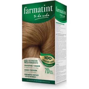 Permanent Dye Farmatint 7d-Rubio Dorado Gel