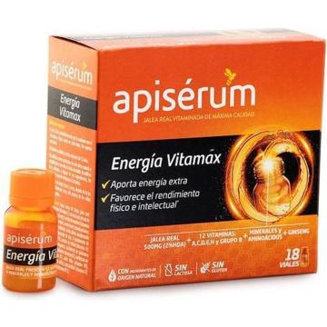 Food Supplement Apiserum Energía Vitamax 18 Units