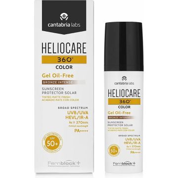 Zonnebrandcrème met Kleur Heliocare 360º Bruiner 50 ml Spf 50