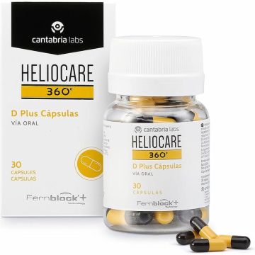 Capsules Heliocare 360° D Plus Sun protection (30 Units)