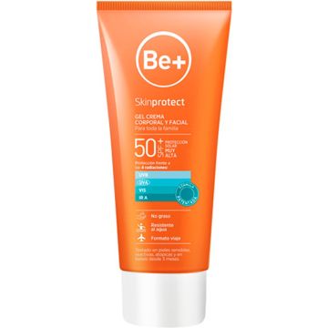 Be+ Skin Protect Body And Face Cream Gel Spf50+ 100ml