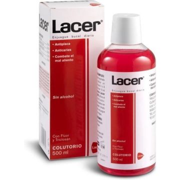 Lacer Colutorio Enjuage Bucal Diario 500 Ml