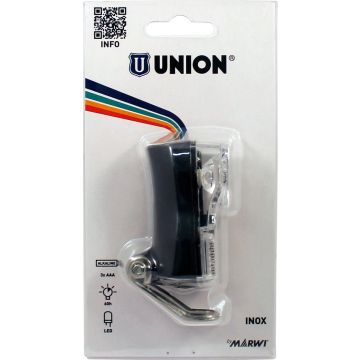 Union Koplamp Un-4800 Led Batterijen 60 Mm Zwart