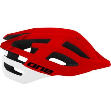 One helm mtb Race m/l rood wit