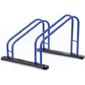 Cyclus Fietsrek Etalage Duo 41,5 X 35 Cm Staal Blauw