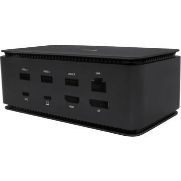 USB Hub i-Tec USB4DUAL4KDOCKPD Black