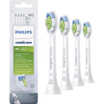 Philips Sonicare W2 Optimal White HX6064/10 - opzetborstels - 4 stuks