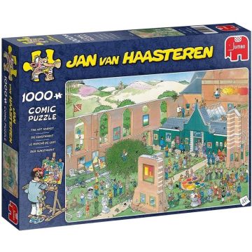 Jan van Haasteren De Kunstmarkt puzzel - 1000 stukjes