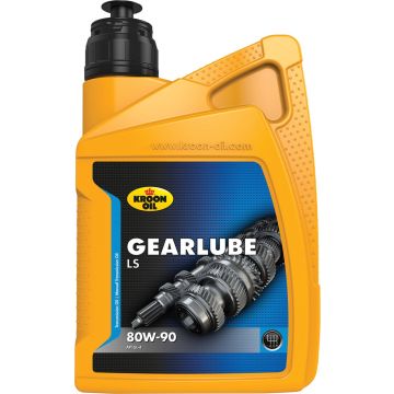 Kroon-Oil Gearlube LS 80W-90 - 01214 | 1 L flacon / bus - Versnellingsbakolie