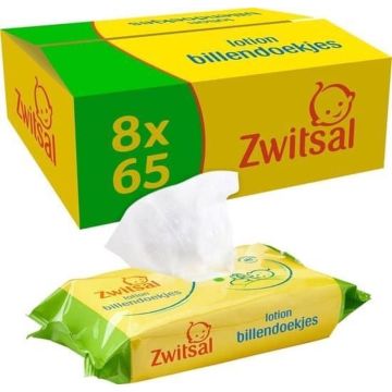 Zwitsal Lotion Billendoekjes - 520 stuks - Voordeelverpakking