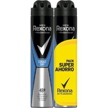 Rexona Men Motion Sense Cobalt Dry Deodorant Spray 2x200ml