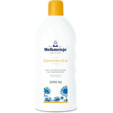 Melkmeisje Zonnebloem/Melk - 2000 ml - Bad- &amp; Douchegel