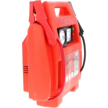 Carpoint Jumpstarter met Compressor zwart/rood