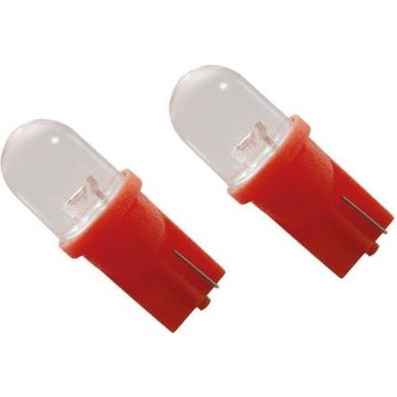 Carpoint Reservelampen Auto T10 5w Rood 2 Stuks