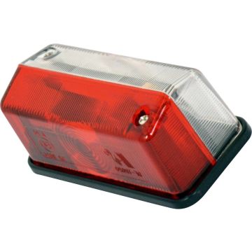 Carpoint Breedtelicht 12 Volt Rechthoek 95 Mm Rood/wit