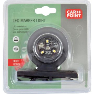 Carpoint Breedtelicht 10-30 Volt Led 72 Mm Rechts Rood/wit