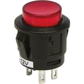 Carpoint Drukschakelaar 12v Rood