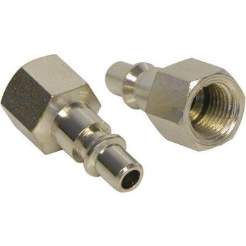 Adaptor 1/4inch mannelijk binnendraad 3/8inch 2st type Orion