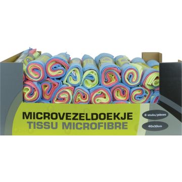 Display microvezeldoekjes 144x 6 stuks