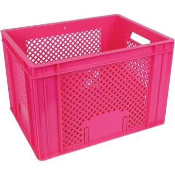 Dresco Fietskrat 31 Liter Roze